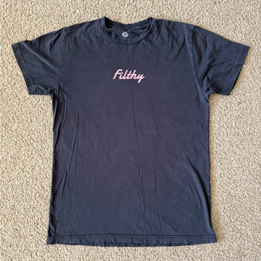 Duvin Design Co Flamingos Graphic T Shirt Filthy Flamingos Tee Size Medium